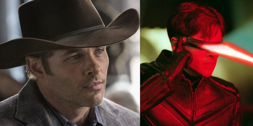 James Marsden as Teddy in Westworld and Cyclops in X-Men movies